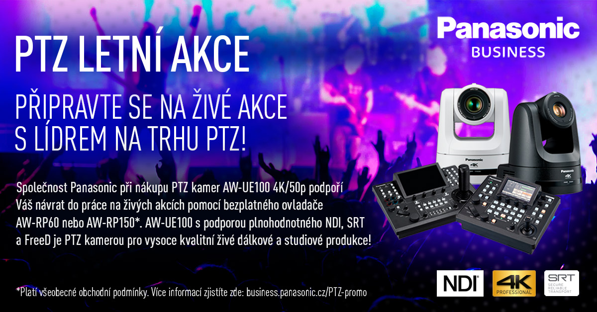 Panasonic AW-UE100 PTZ akcijski popust promotivni darovi